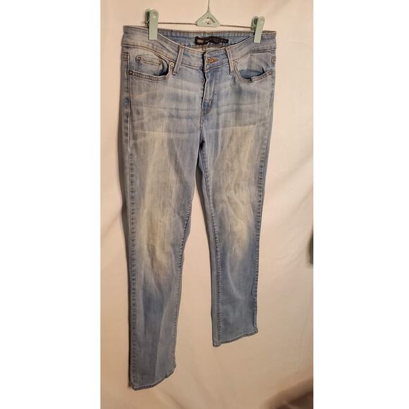 Levi's Slight Curve Classic Rise Straight Light Blue Denim Jeans Size 6 / 28 - Picture 2 of 10